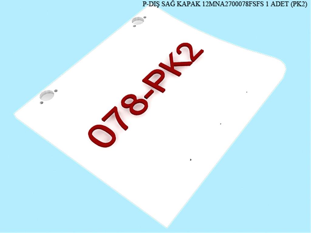 12MNA2700078FSFS, BUFE DIS SAG KAPAK / HG.FILDISI