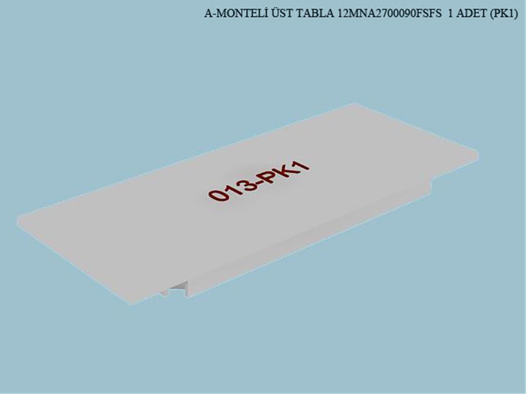 12MNA2700090FSFS, KTBL MASA MNT. UST TABLA / FILDISI