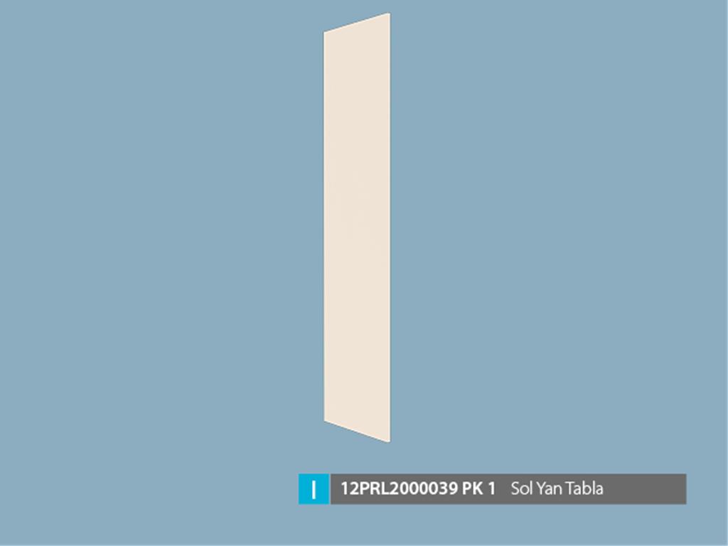 12PRL2000039OPOP, 6 KPL GRD SOL YAN TABLA/OPAK BEYAZ
