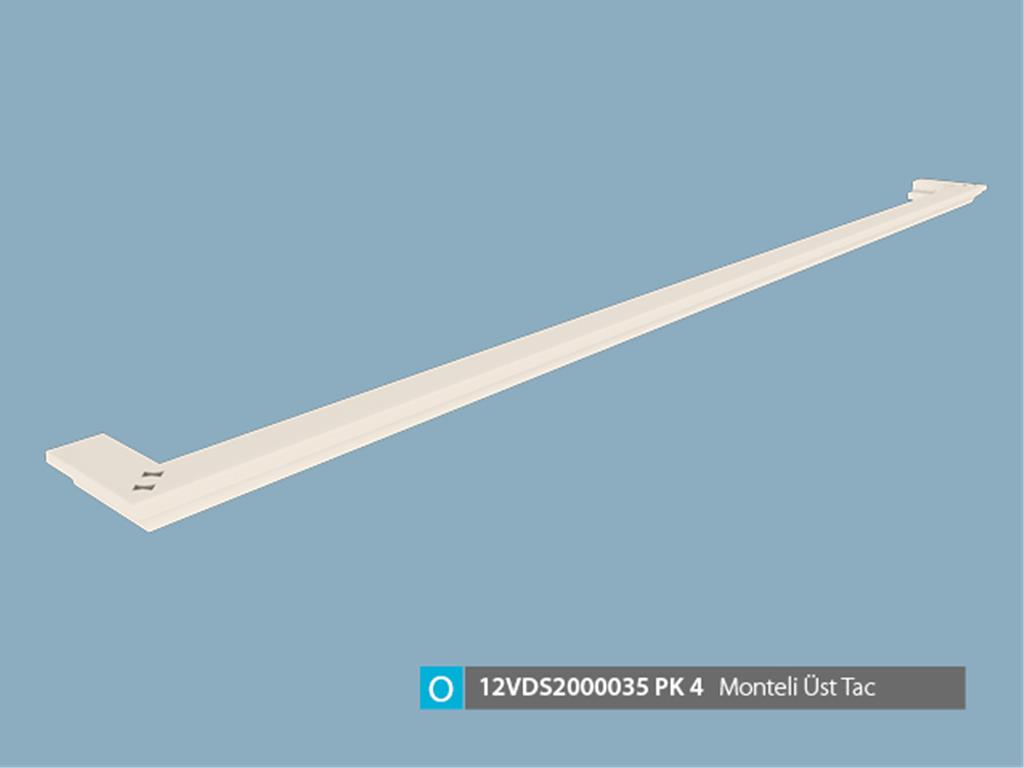 12VDS2000035OPOP, 6 KPL. MONTELİ ÜST TAÇ / OPAK BEYAZ