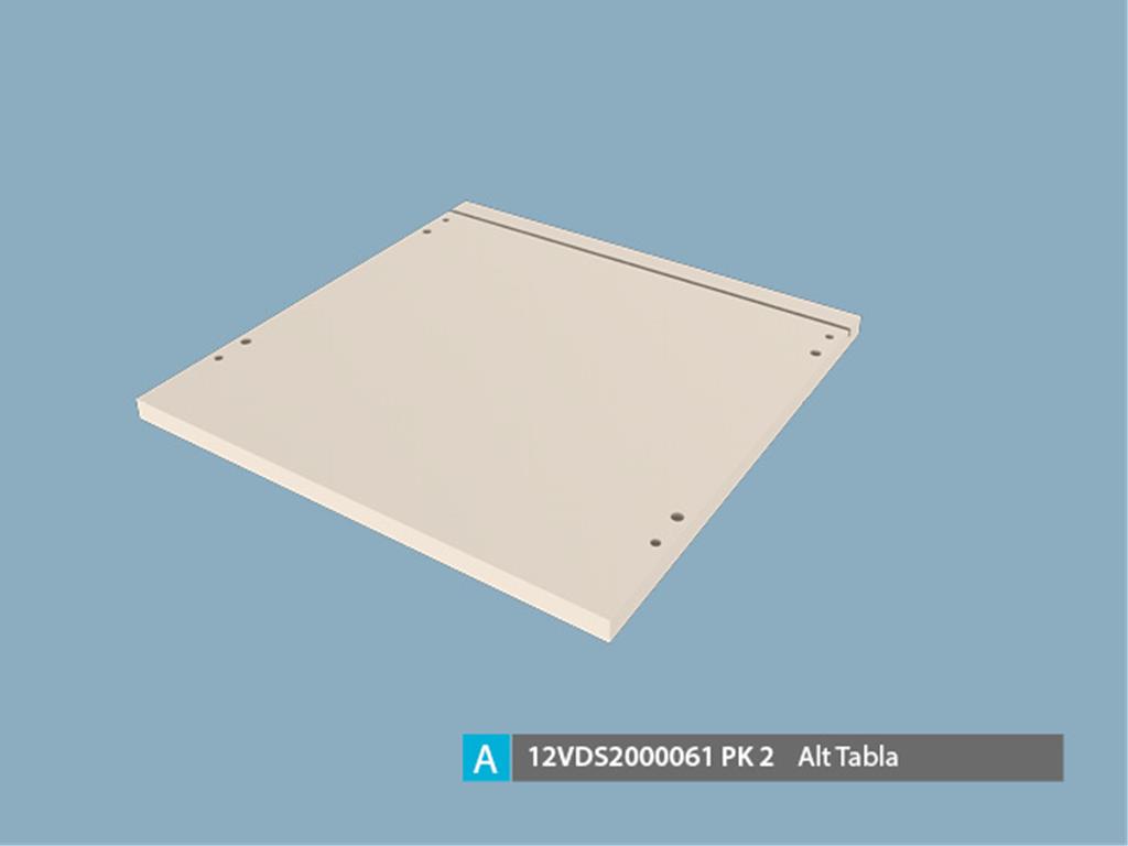 12VDS2000061OPOP, T. MASAS ALT TABLA/ OPAK BEYAZ