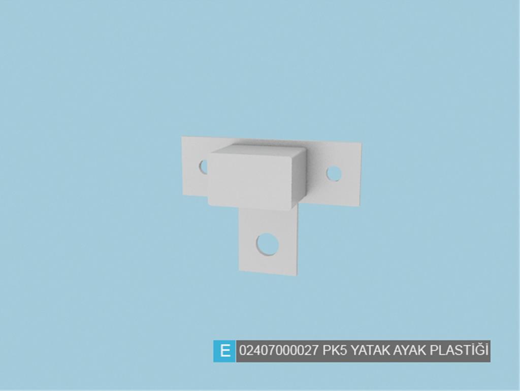 0240700027, AYAK PLASTİĞİ YENİ 6LI KRY PKT