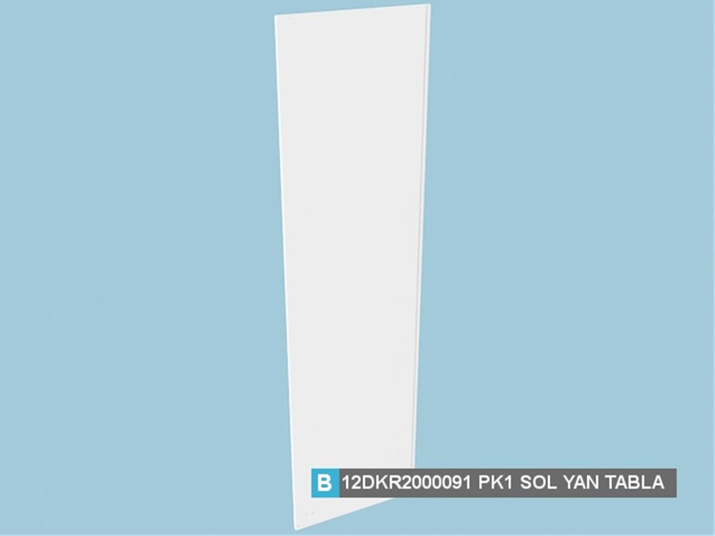 12DKR2000091AWAW, SOL YAN TABLA HG.BEYAZ