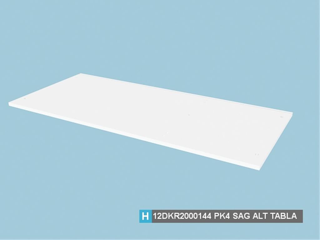 12DKR2000144AWAW, 6 KP.GARD.SAG ALT TABLA HG.BEYAZ