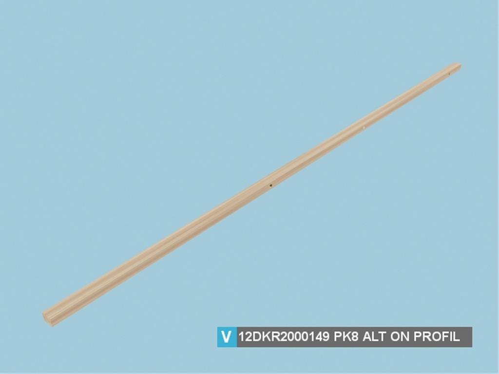 12DKR2000149PCPC, 6 KP.GARD. ALT ON PROFİL / DEK.CEVİZ