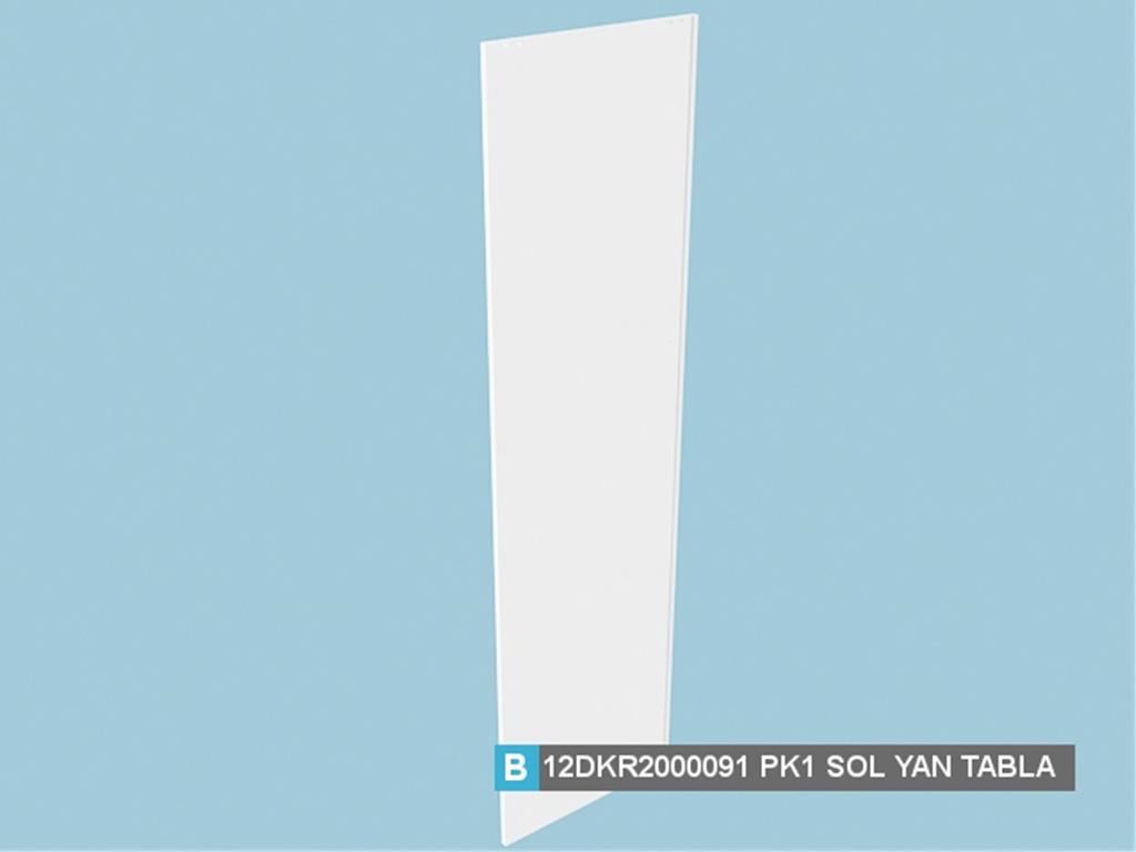 12DKR2000091AWAW, SOL YAN TABLA HG.BEYAZ