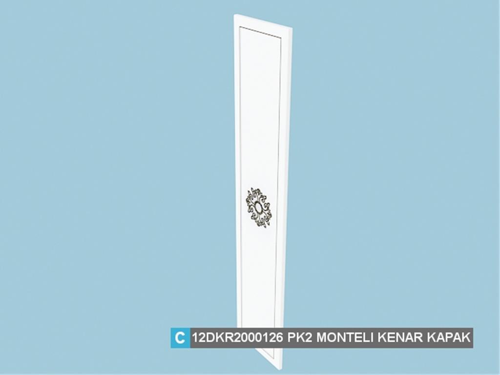 12DKR2000126AWAW, MONTELİ KENAR KAPAK HG.BEYAZ