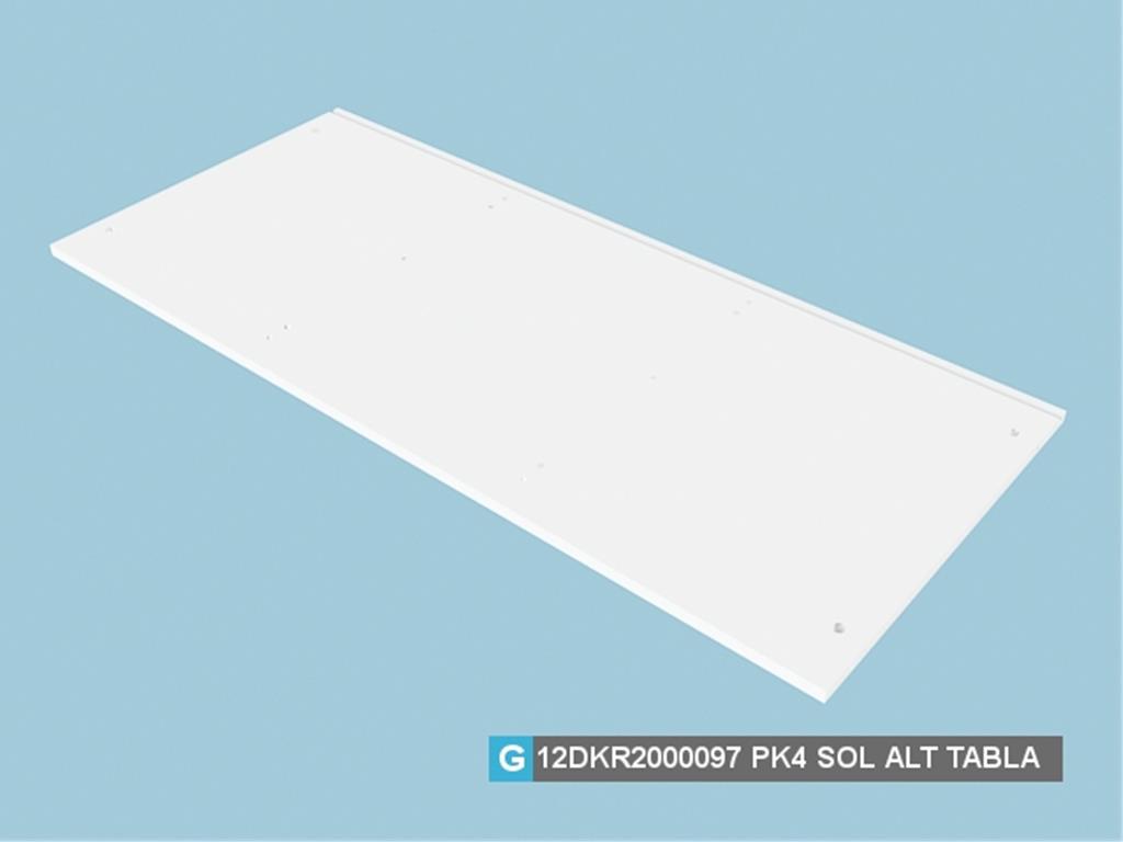 12DKR2000097AWAW, 5 KP.GARD.SOL ALT TABLA HG.BEYAZ