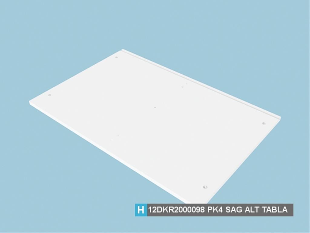 12DKR2000098AWAW, 5 KP.GARD.SAG ALT TABLA HG.BEYAZ