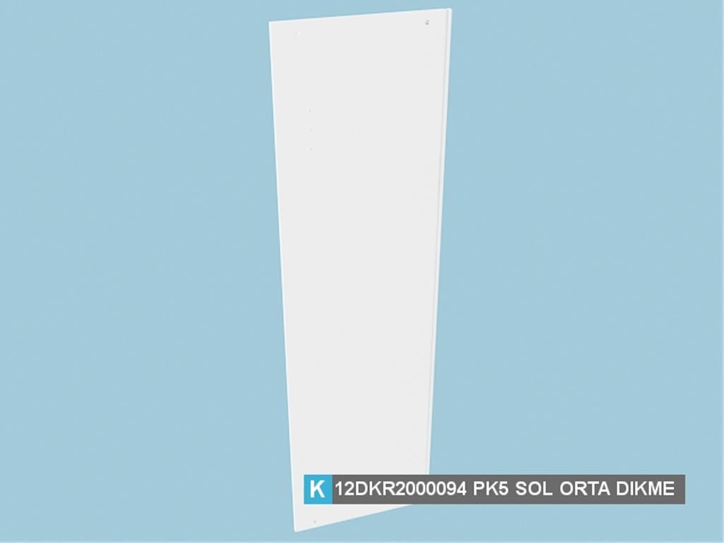 12DKR2000094AWAW, 5 KP.GARD.SOL ORTA DİKME HG.BEYAZ