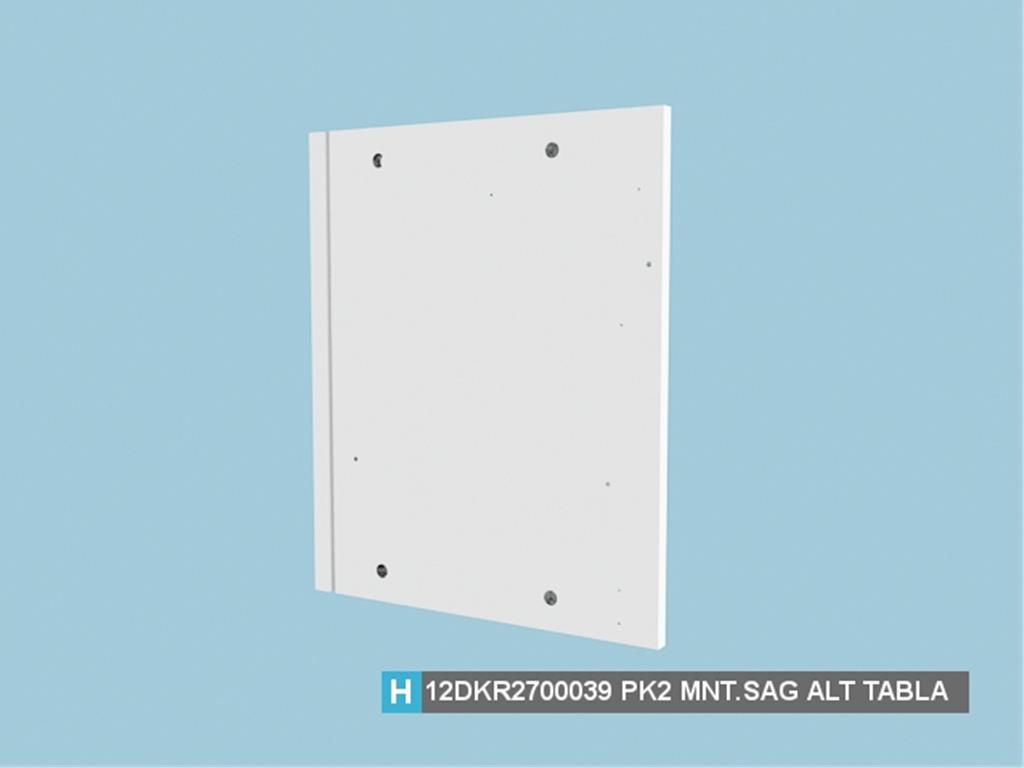 12DKR2700039AWAW, BÜFE MONTELİ SOL YAN TABLA /HG BEYAZ