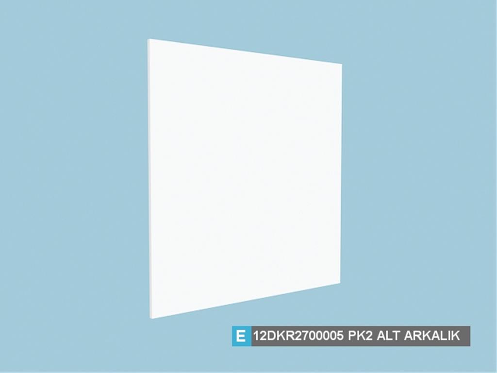 12DKR2700005WBWB, VİTRİN ALT  ARKALIK/ BEYAZ