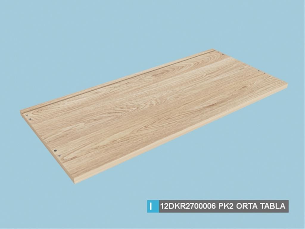 12DKR2700006PCPC, VİTRİN ORTA TABLA /DEK.CEVİZ