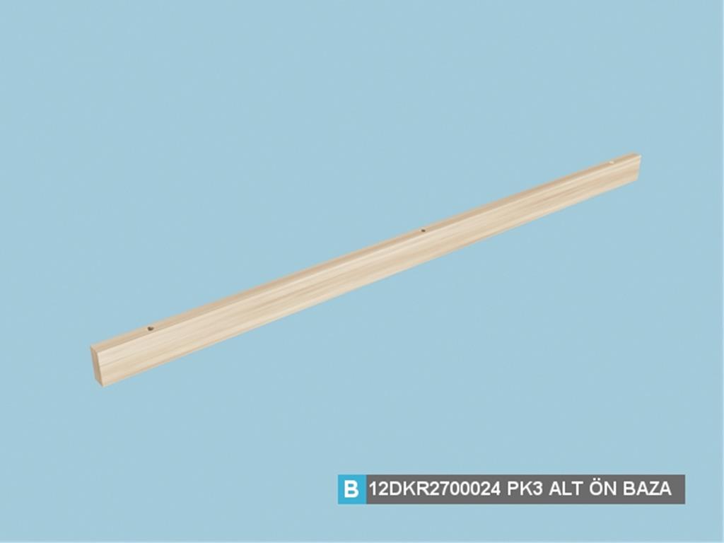 12DKR2700024PCPC, VİTRİN ÖN ARKA BAZA /DEK.CEVİZ