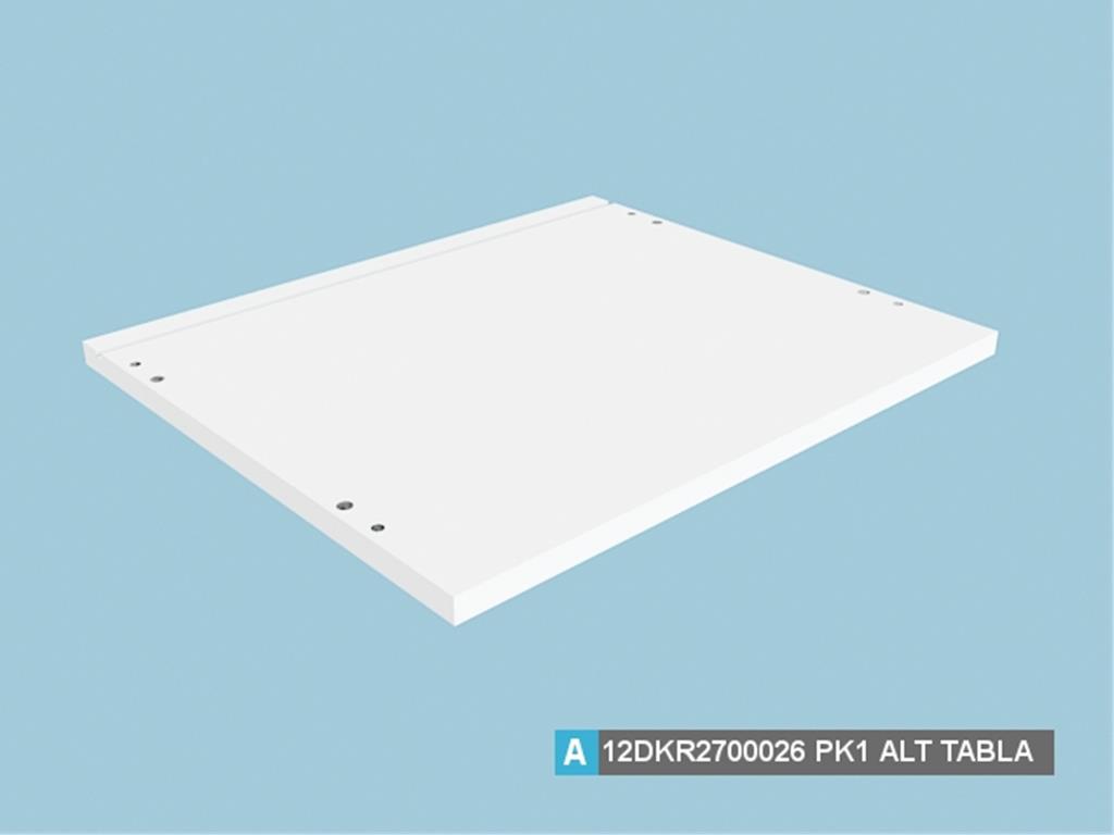 12DKR2700026AWAW, GÜMÜŞLÜK ALT TABLA/HG.BEYAZ