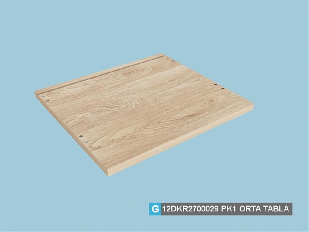 12DKR2700029PCPC, GÜMÜŞLÜK ORTA TABLA  /DEK.CEVİZ