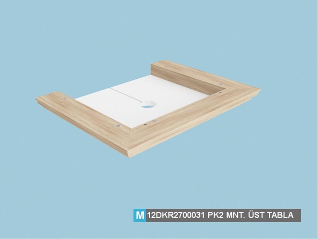 12DKR2700031AWPC, GÜMÜŞLÜK MONTELİ ÜST TABLA/HG.BEY/DEK.