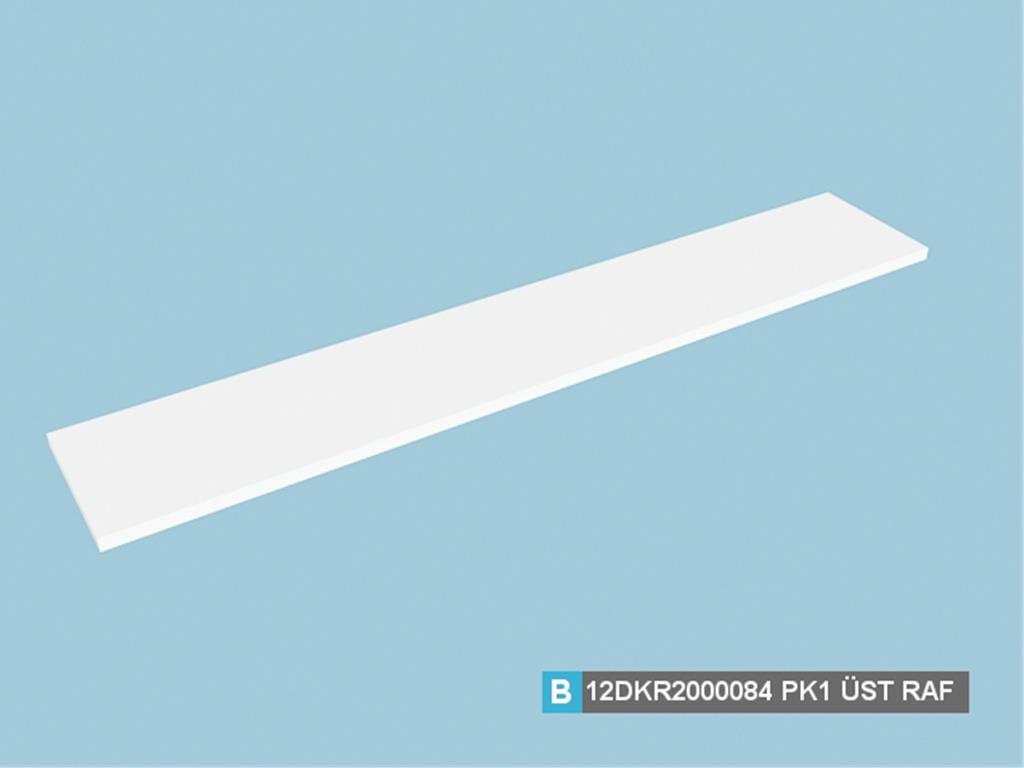 12DKR2700084AWAW, COM.VİTRİN. UZUN RAF/HG BEYAZ