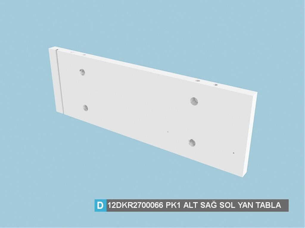 12DKR2700066AWAW, PLAZMA SAG SOL YAN TABLA/HG.BEYAZ