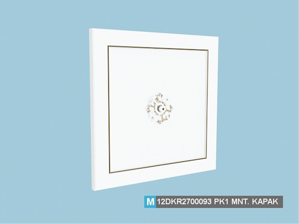 12DKR2700093AWAW, YAN ÜNİTE MONTELİ KAPAK/HG BEYAZ