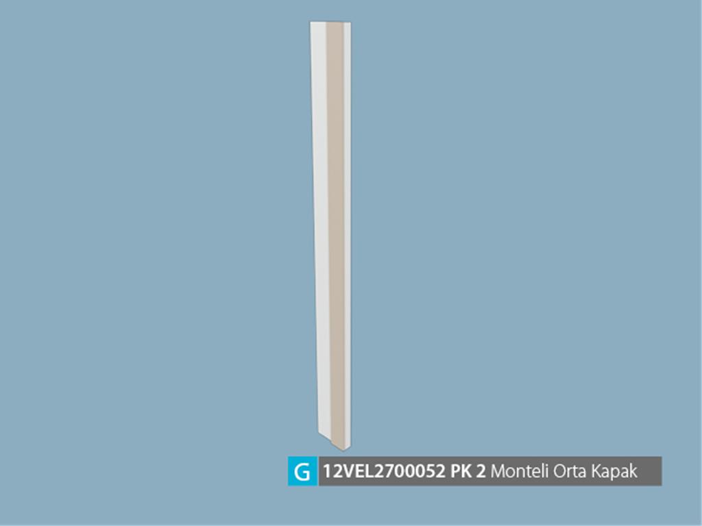12VEL2700052Y0TV, MONTELİ ORTA KAPAK/VELLA FOLYO/VİZON (EN)
