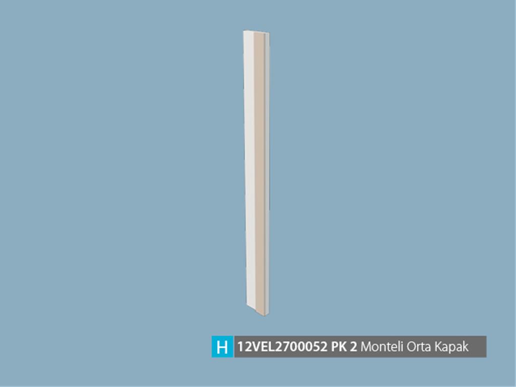 12VEL2700052Y0TV, MONTELİ ORTA KAPAK/VELLA FOLYO/VİZON (EN)