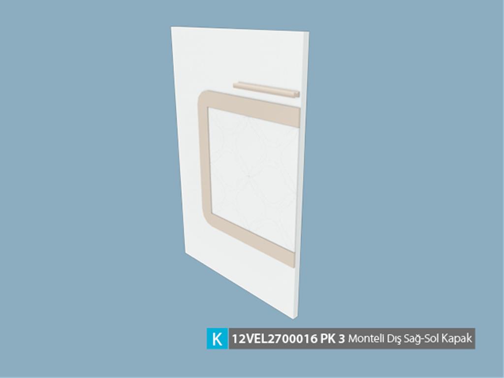 12VEL2700016Y0TV, MONTELİ DIŞ SAĞSOL KPAK/VELLAFOLYO/VİZON (EN)