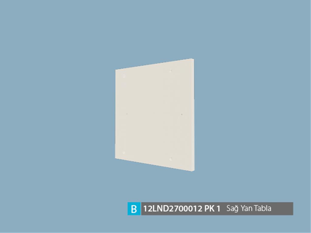 12LND2700012OPOP, SAG YAN TABLA/OPAK BEYAZ
