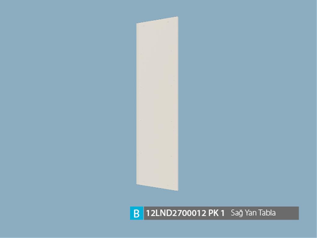 12LND2700012OPOP, SAG YAN TABLA/OPAK BEYAZ