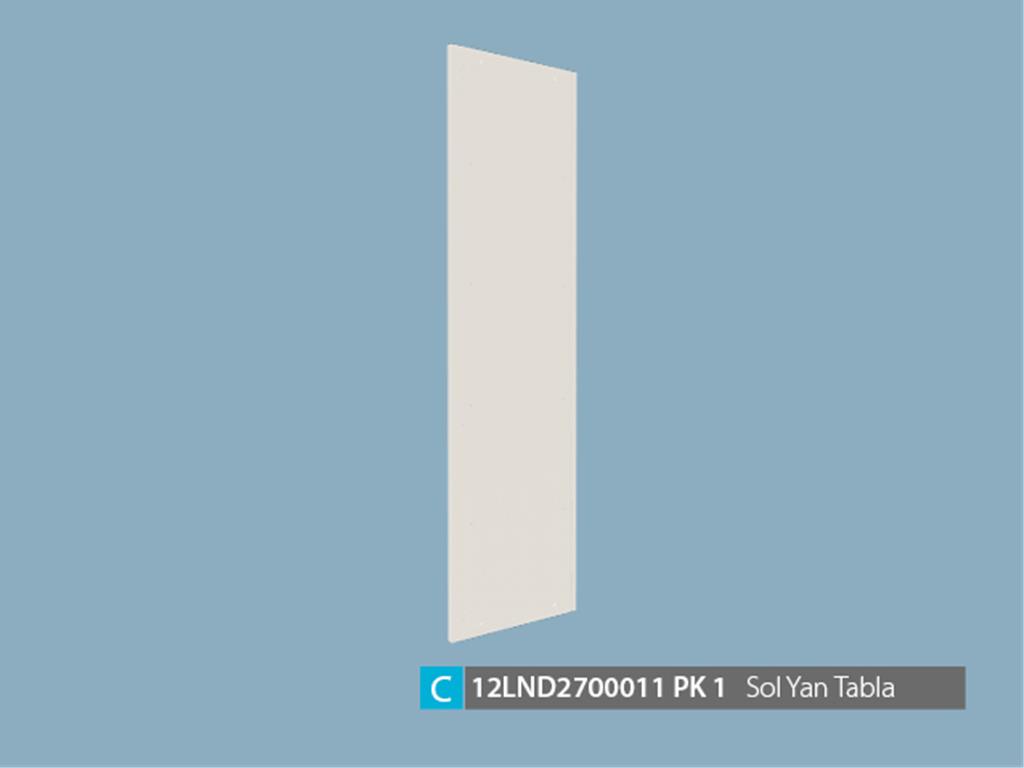 12LND2700011OPOP, SOL YAN TABLA/OPAK BEYAZ