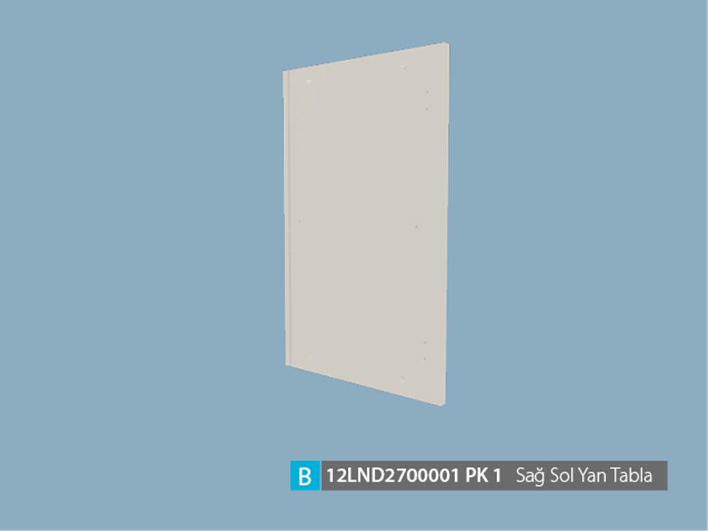12LND2700001OPOP, SAG SOL  YAN TABLA/OPAK BEYAZ