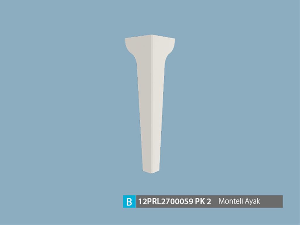 12PRL2700059OPOP, MONTELİ AYAK/OPAK BEYAZ