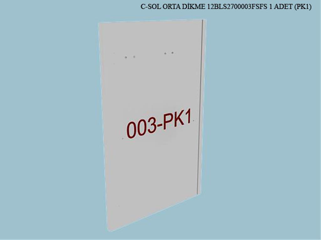 12BLS2700003FSFS, SOL ORTA DİKME/FİLDİŞİ