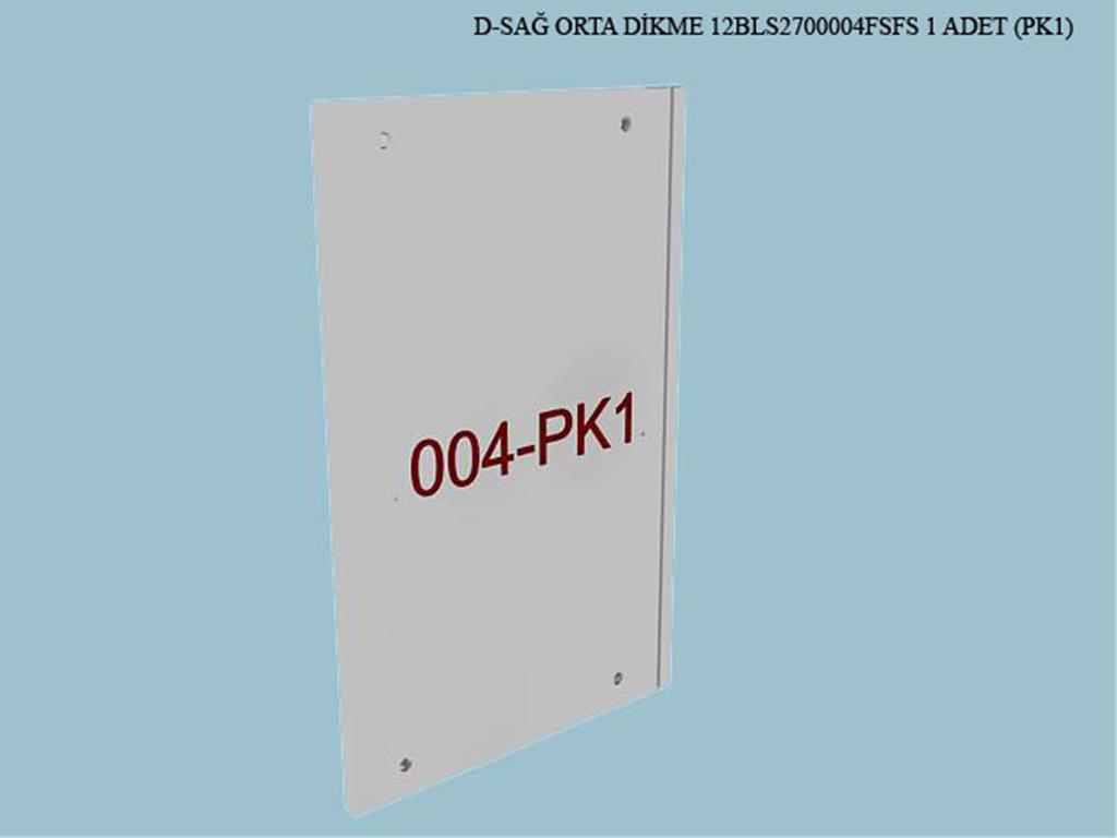 12BLS2700004FSFS, SAĞ ORTA DİKME/FİLDİŞİ