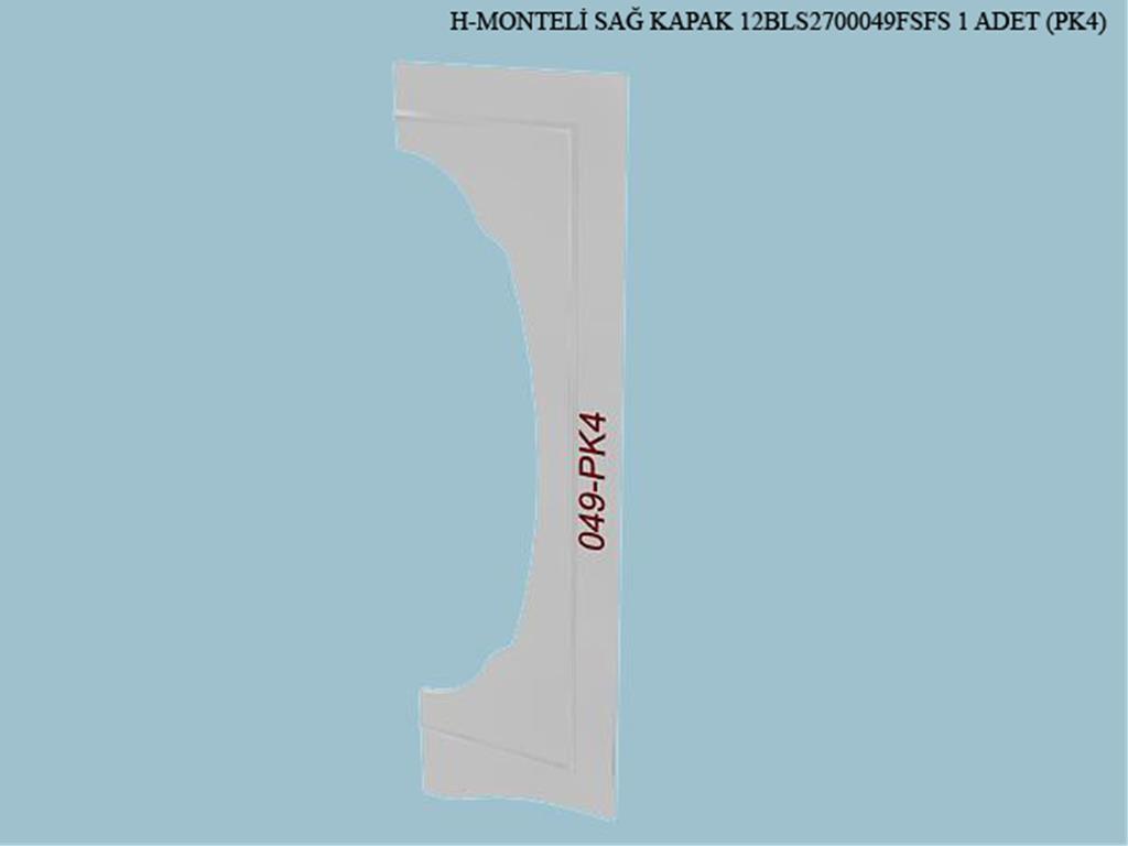 12BLS2700049FSFS, MONTELİ SAĞ KAPAK/FİLDİŞİ