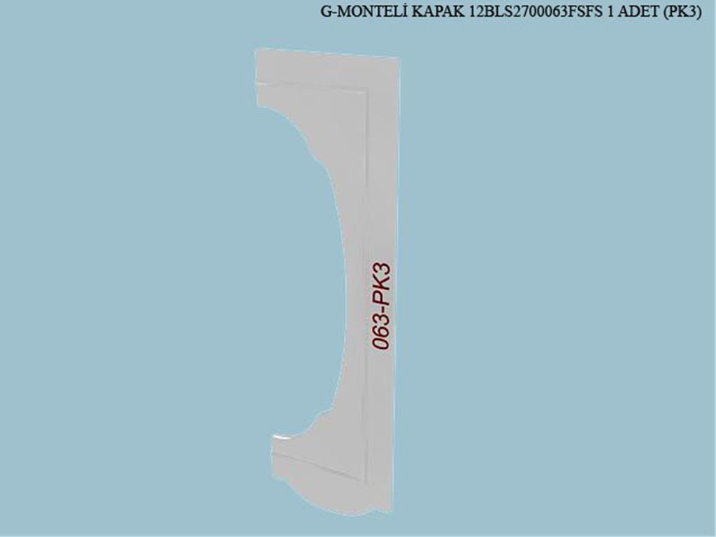12BLS2700063FSFS, MONTELİ KAPAK/FİLDİŞİ
